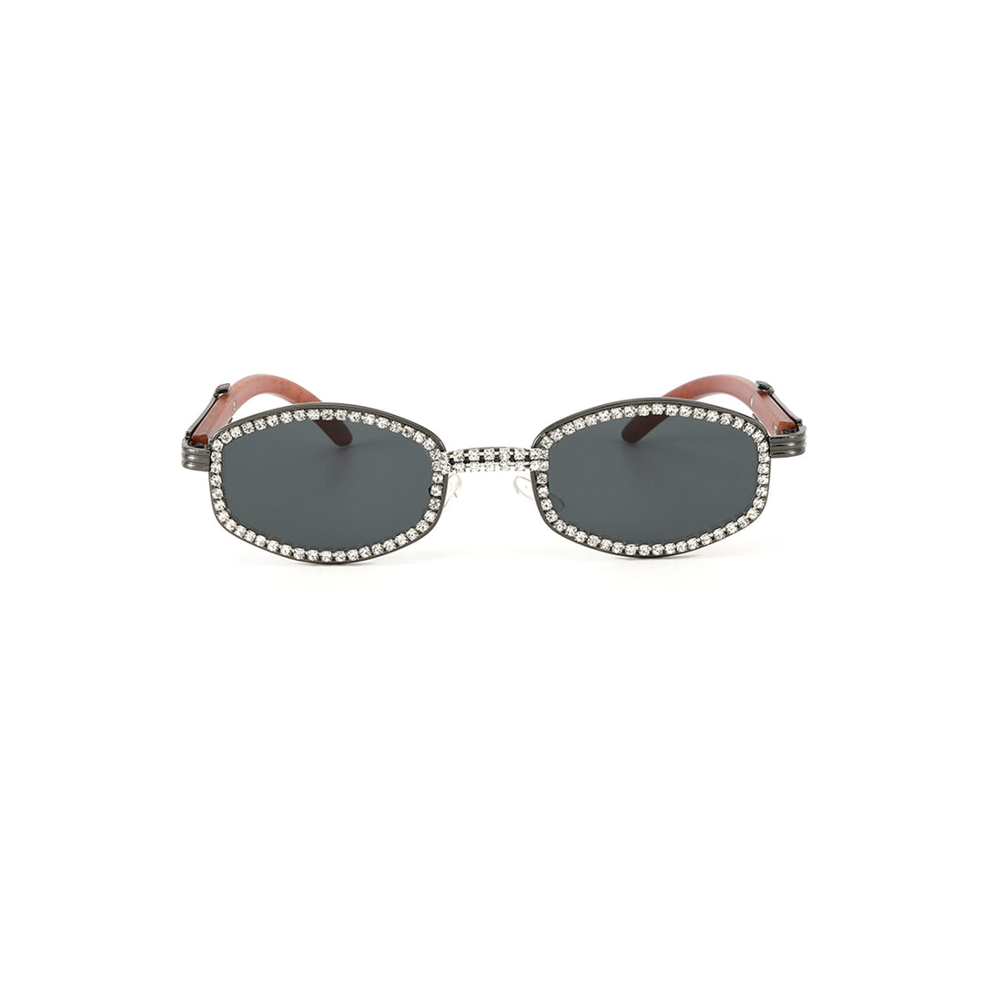 Glitter Dagger Oval UV400 Protective Sunglasses
