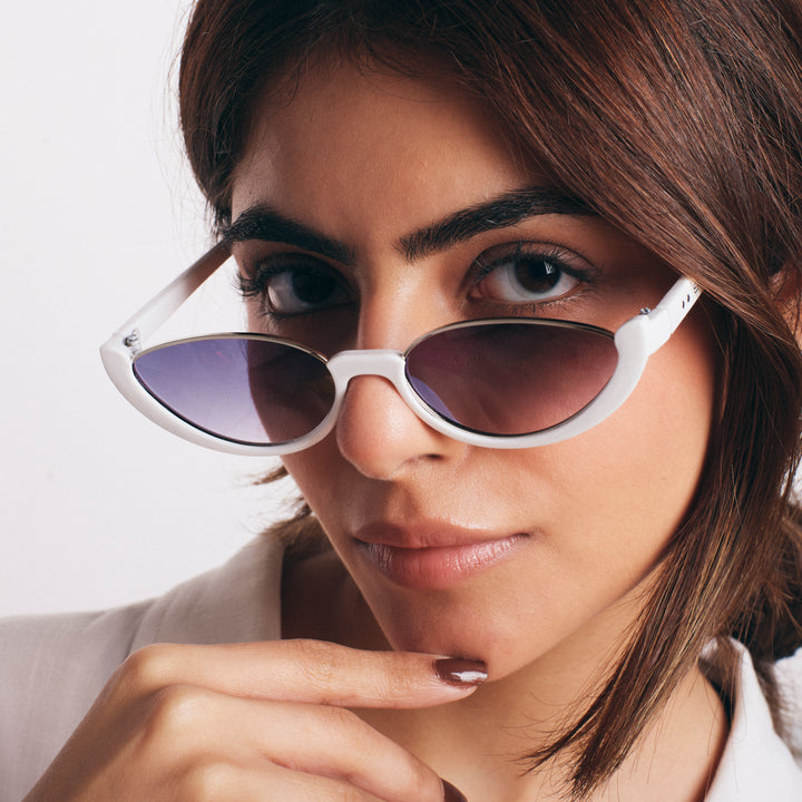 Summer Perfect Cat Eye Black Tinted Sunglasses