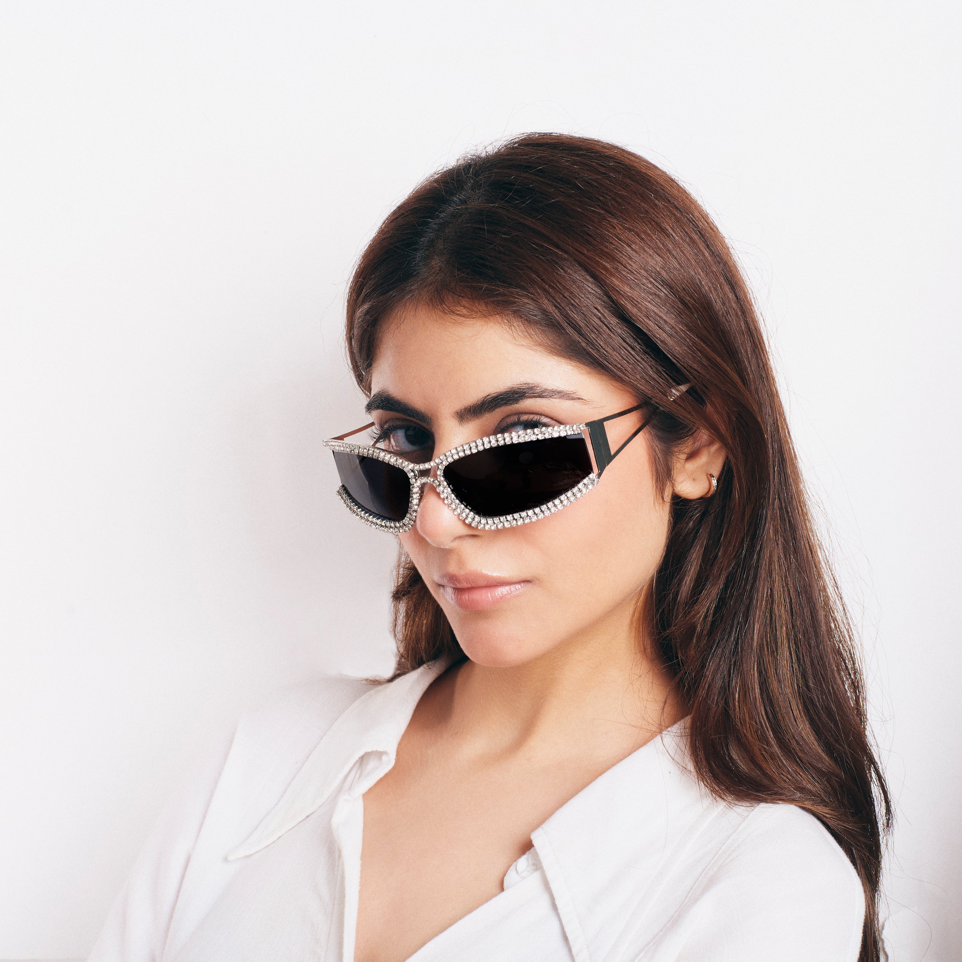 Beyonce Signature Rhinestone Sunglasses | Salty – Salty Accessories