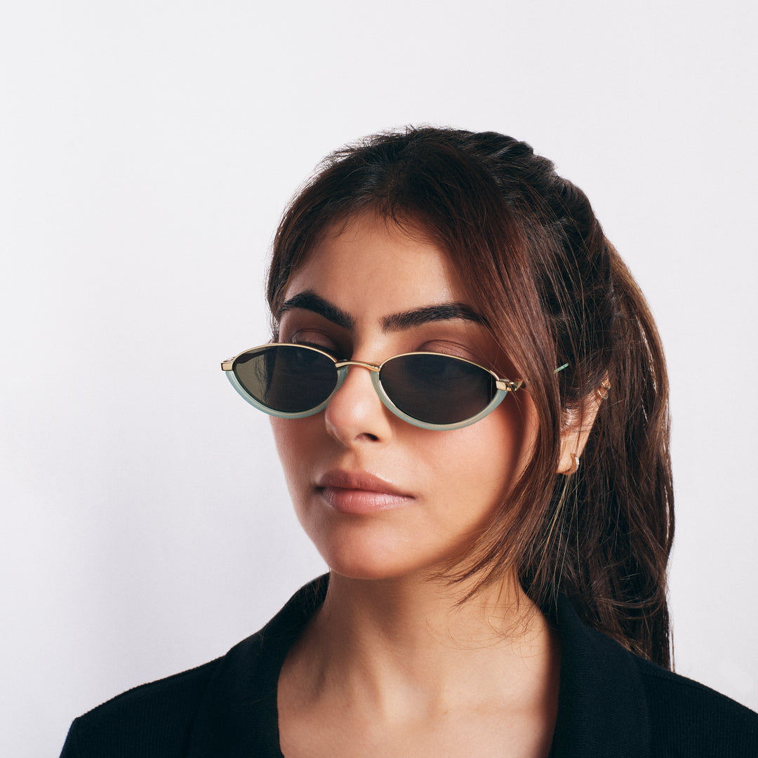 Catnip Gradient UV400 Protection Shades - Green