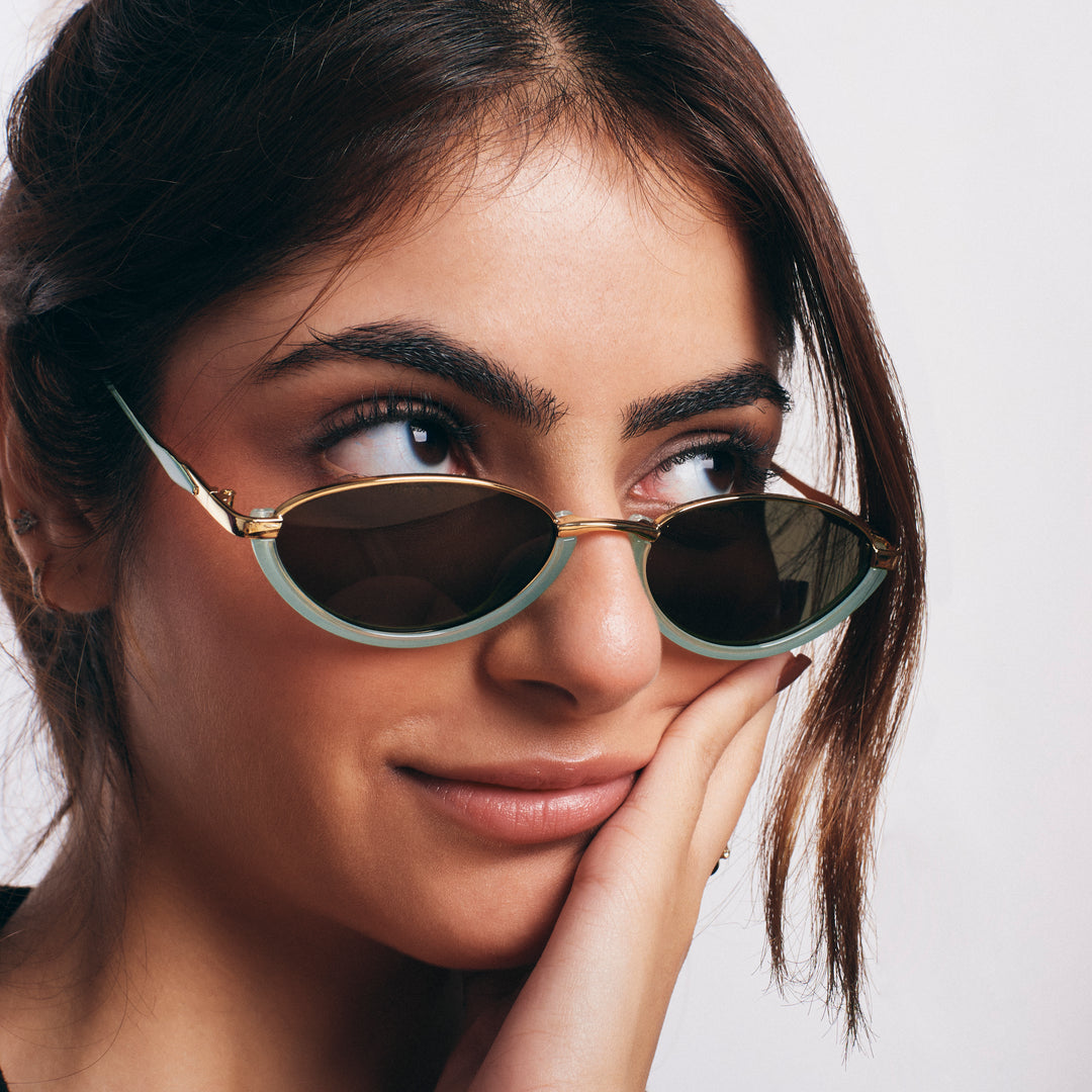 Catnip Gradient UV400 Protection Shades - Green