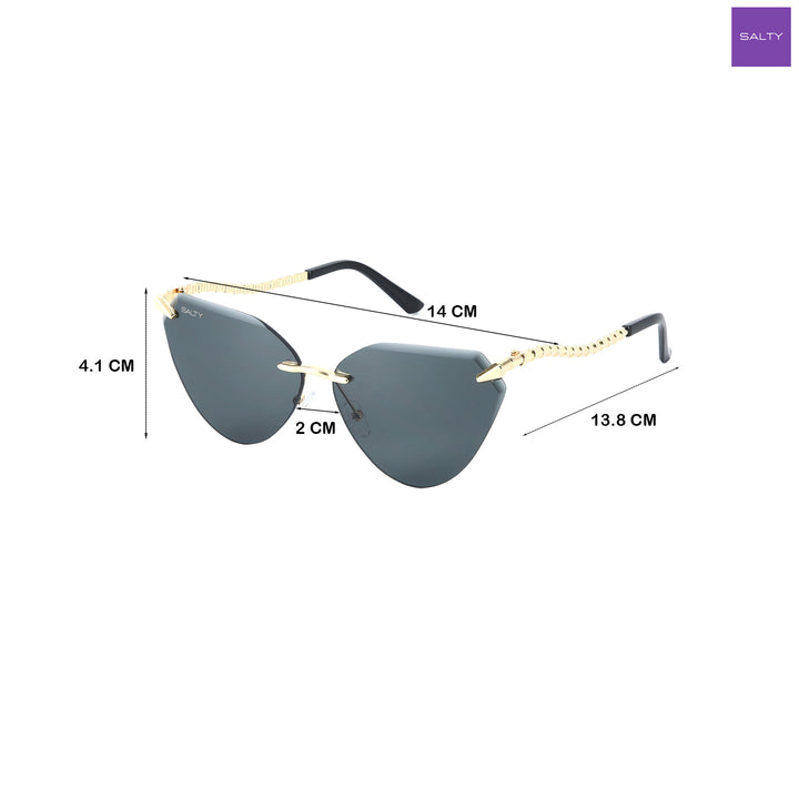 Boho Rimless Chic Shades for Girls