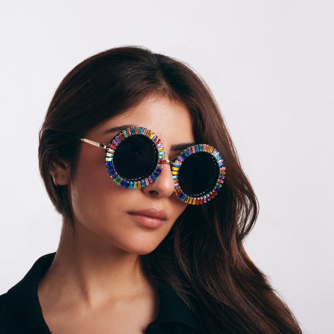 Red Carpet Inspired Rhinestone Designer Party Glasses for Women