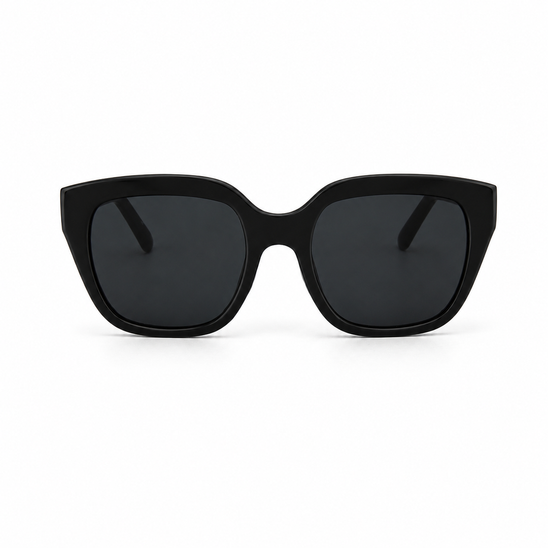 Coastal Chic Black Frame Fashion Sunglasses for Girls | Salty