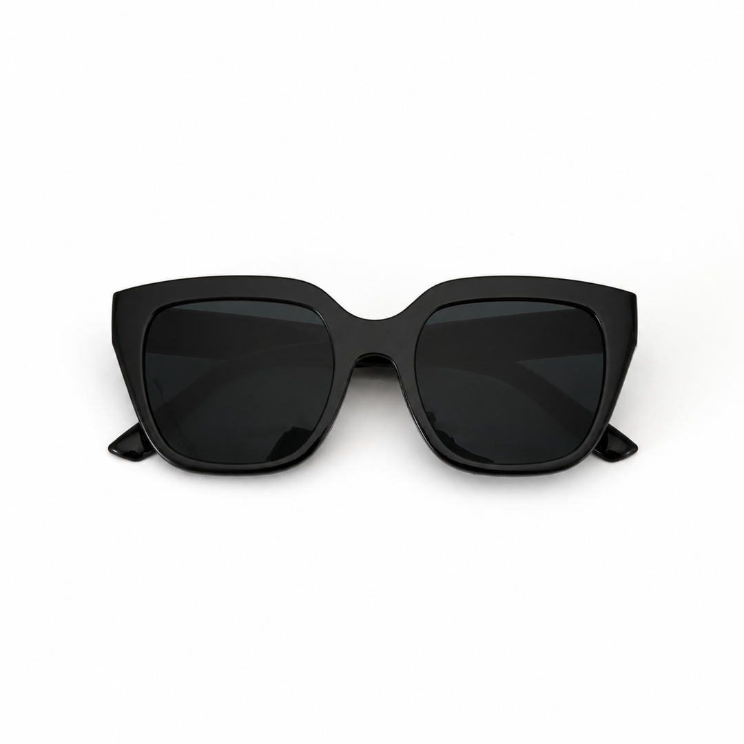 Coastal Chic Black Frame Fashion Sunglasses for Girls | Salty