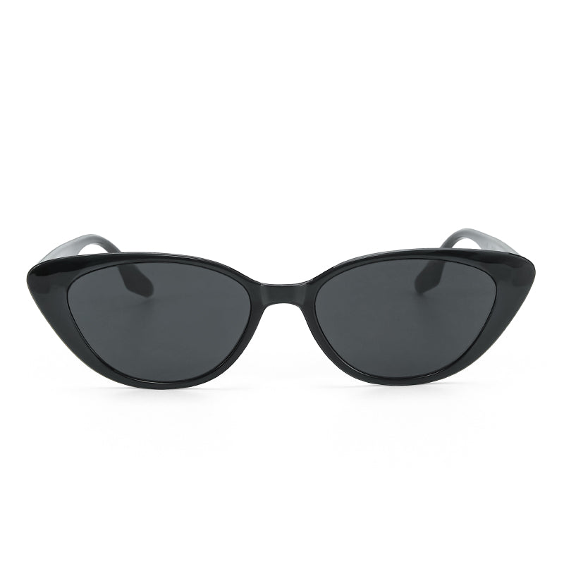 Vintage Black Oval UV Protection Sunglasses