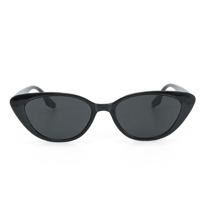 Vintage Black Oval UV Protection Sunglasses