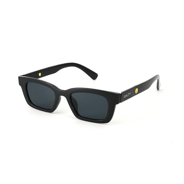 Statement Rectangular Black UV Protection Shades
