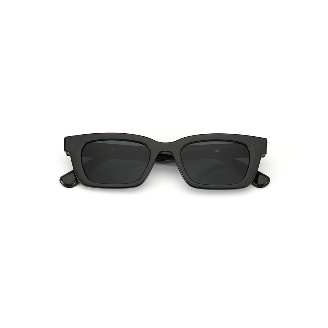 Statement Rectangular Black UV Protection Shades