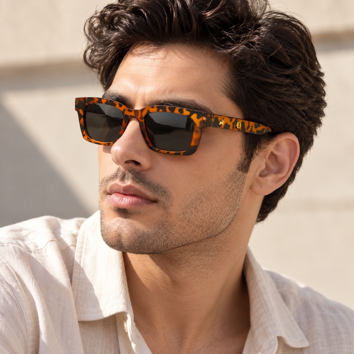Statement Rectangular UV Protection Sunglasses