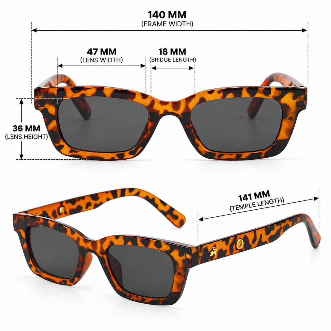 Statement Rectangular UV Protection Shades