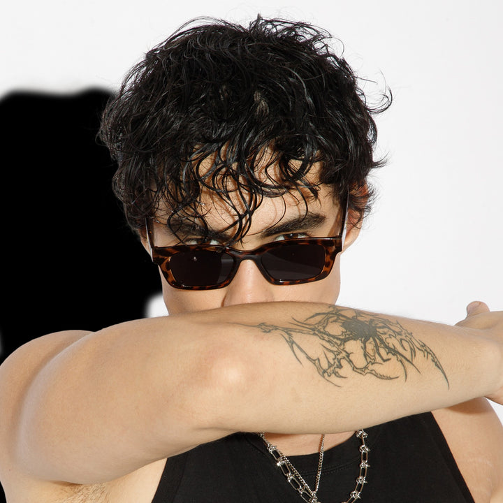 Statement Rectangular UV Protection Sunglasses