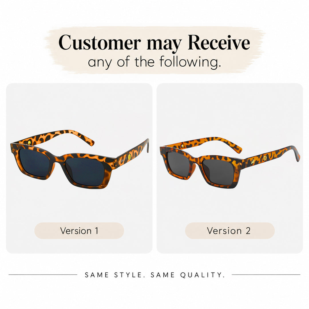 Statement Rectangular UV Protection Sunglasses