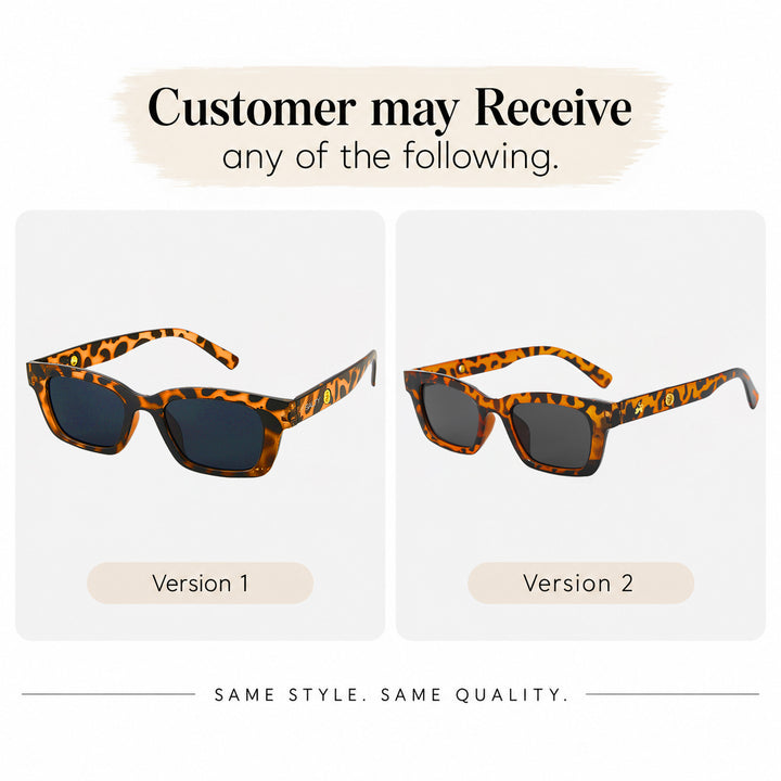 Statement Rectangular UV Protection Sunglasses
