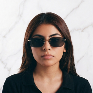 Onyx Drift Rectangle UV400 Protective Sunglasses