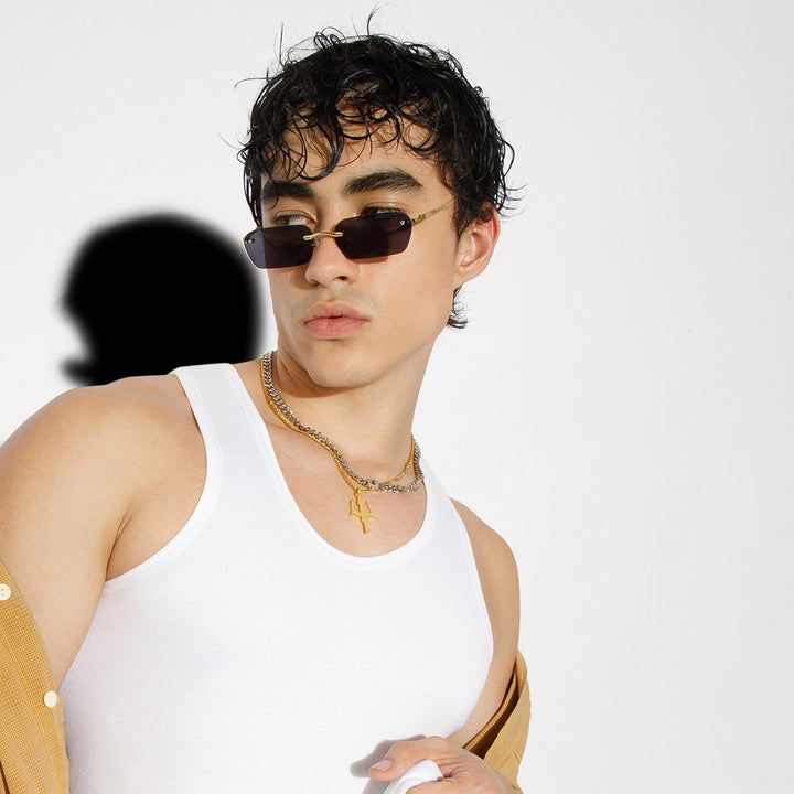 Onyx Drift Rectangle UV400 Protective Men's Sunglasses