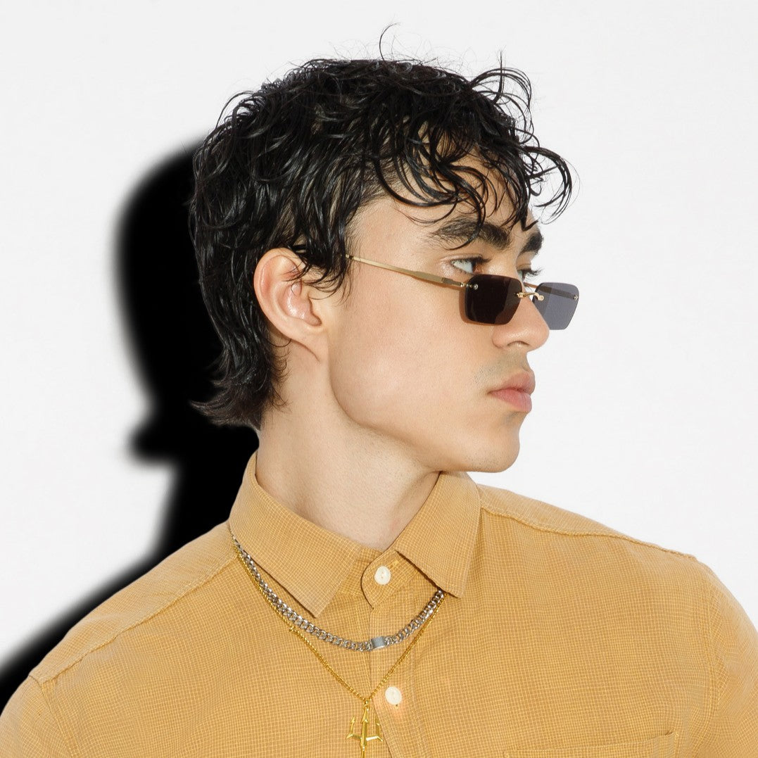 Onyx Drift Rectangle UV400 Protective Men's Sunglasses