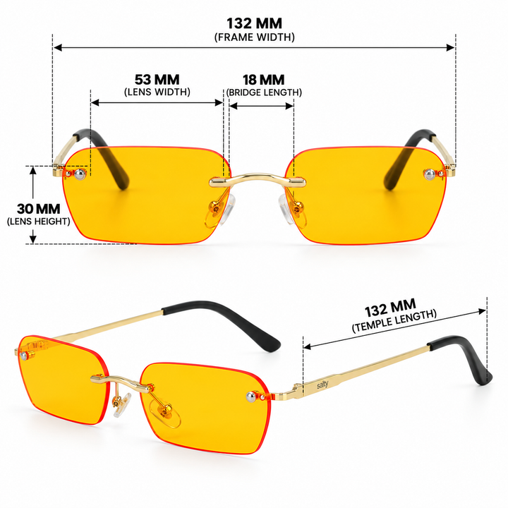 Kartik Aaryan Micro Sunglasses-Yellow