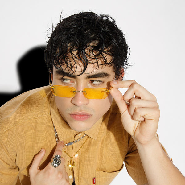 Kartik Aaryan Micro Shades-Yellow