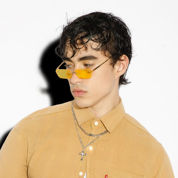 Kartik Aaryan Micro Shades-Yellow