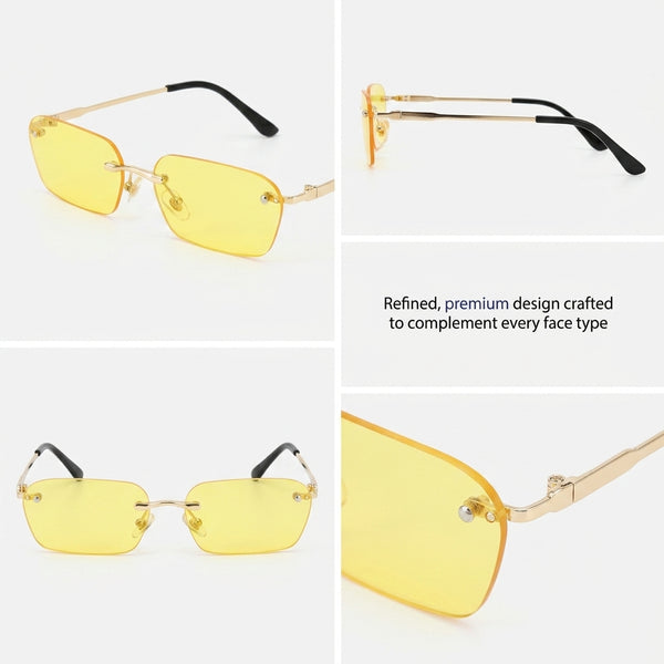 Kartik Aaryan Micro Sunglasses-Yellow