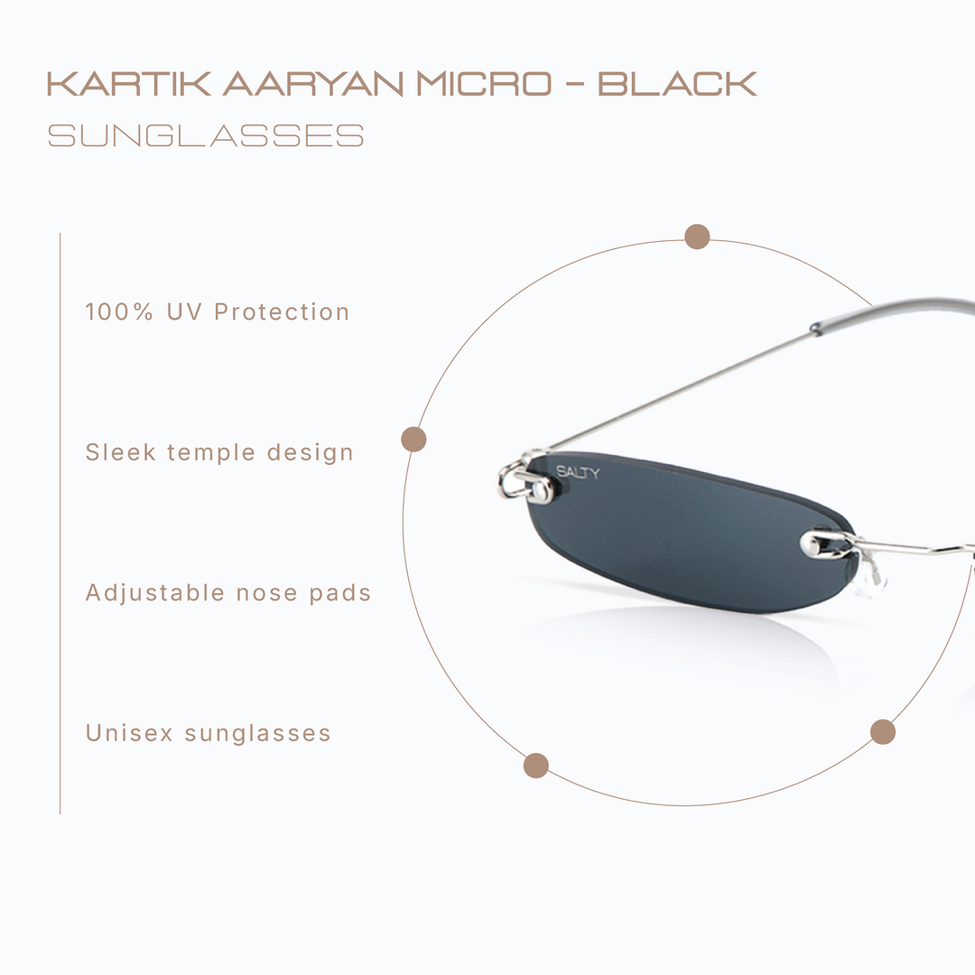 Kartik Aaryan Micro Shades-Black