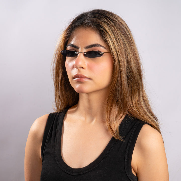 Kartik Aaryan Micro Sunglasses-Black