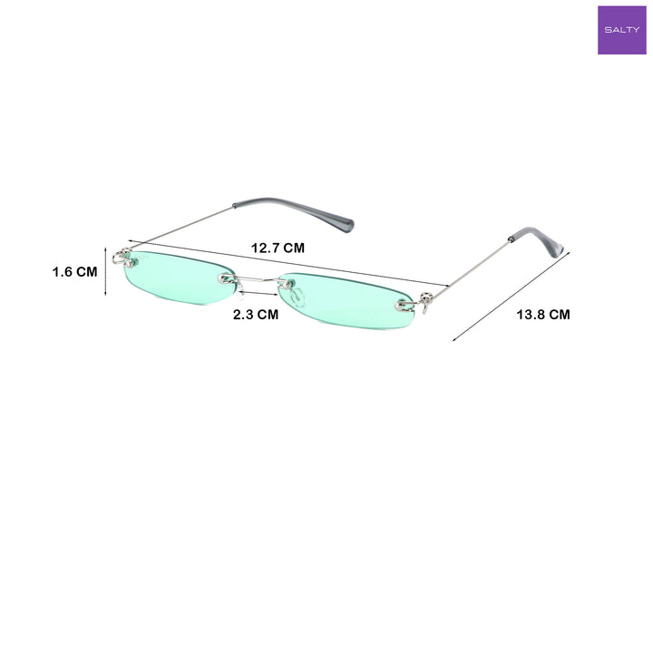 Kartik Aaryan Micro Sunglasses-Green