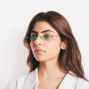 Kartik Aaryan Micro Sunglasses-Green