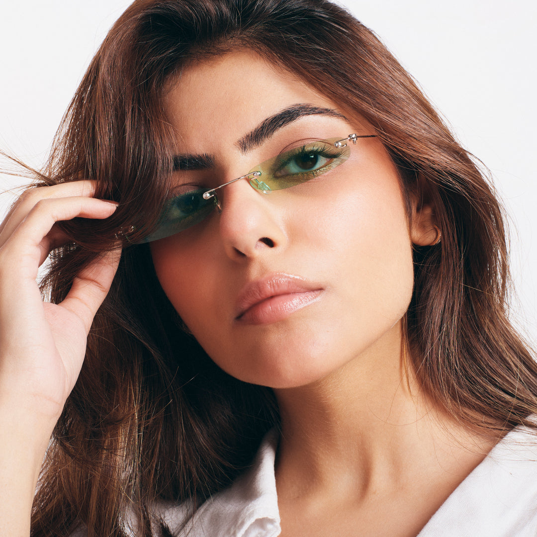 Kartik Aaryan Micro Sunglasses-Green