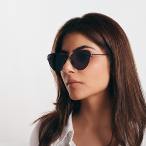 Cherry Blaze Cat-Eye Black Sunglasses for Women - Salty Accessories