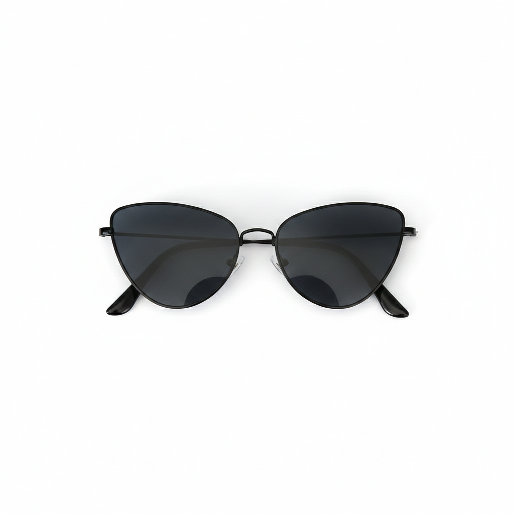 Cherry Blaze Cat-Eye Black Sunglasses for Women - Salty Accessories