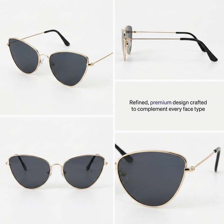 Retro Cat Eye UV400 Protection Sunglasses for Women