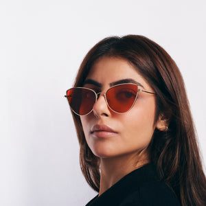 Cherry Blaze Cat-Eye Sunglasses for Women