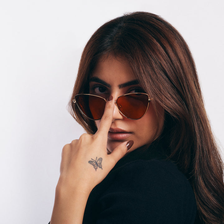 Cherry Blaze Cat-Eye Sunglasses for Women