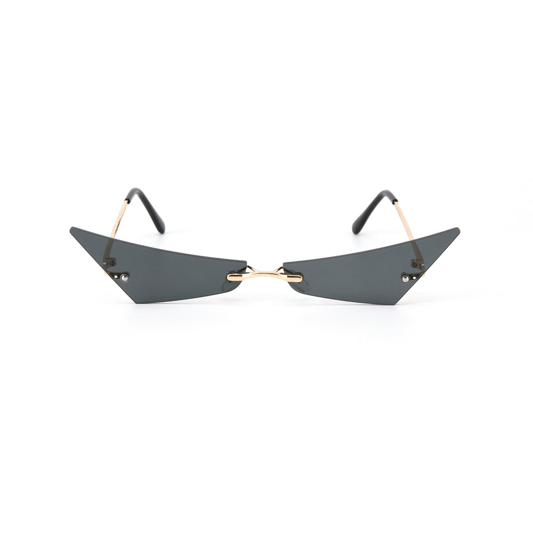 Rimless Cat Eye Sunglasses