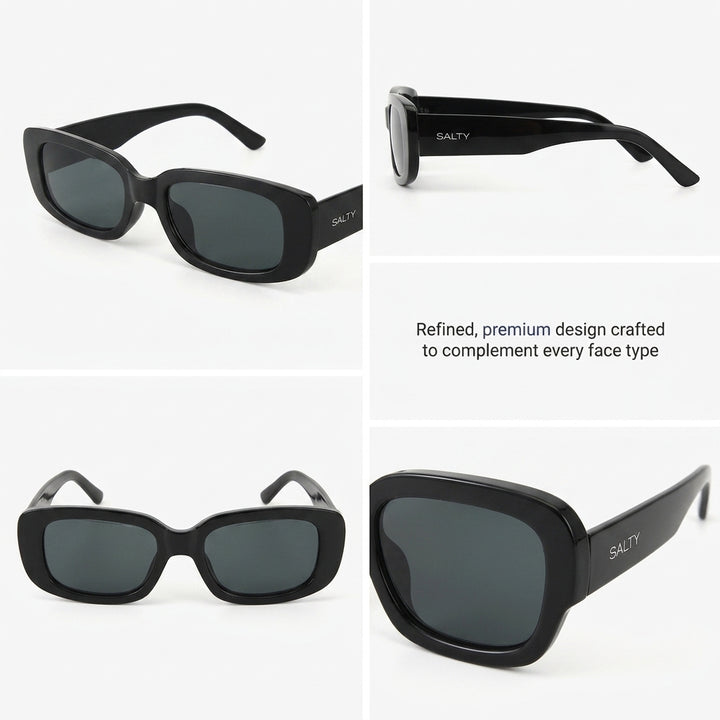 Kylie Jenner Inspired Rectangular Black Shades