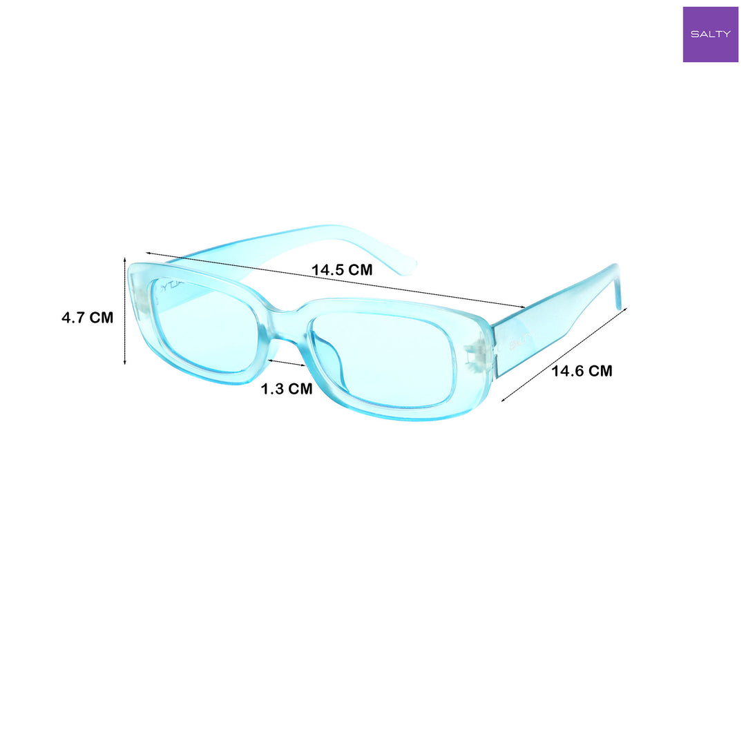 Iceberry Transparent Bold Blue Shades