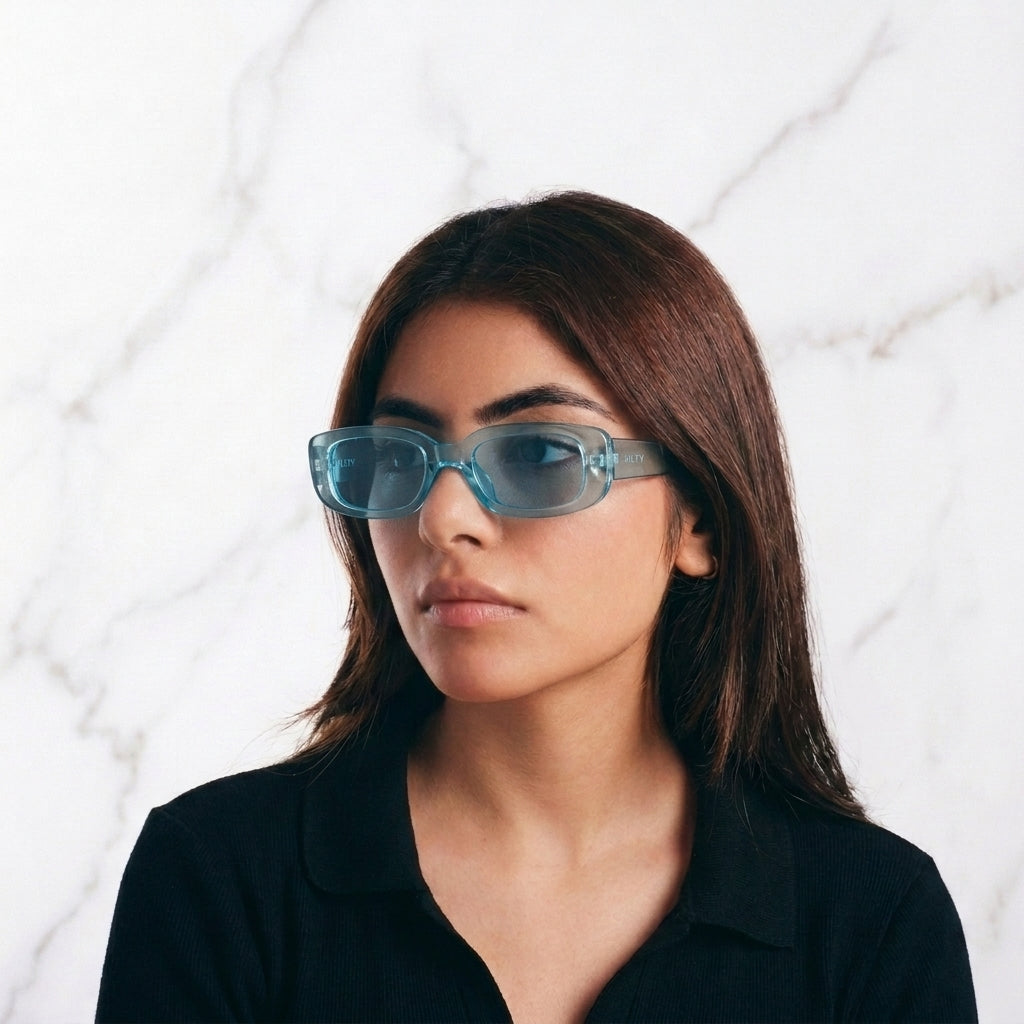 Iceberry Transparent Bold Blue Shades