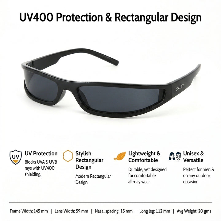 Sporty & Cool Wrap Around UV400 Protection Goggles
