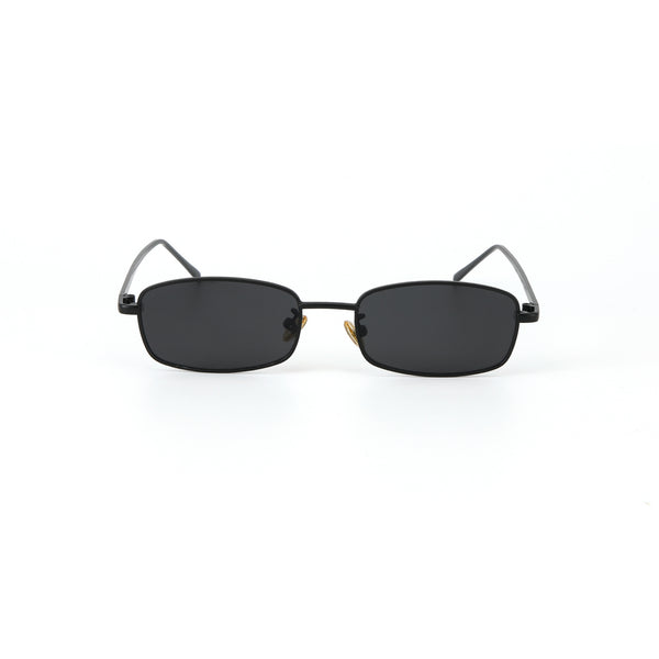 Virat Black Rectangular Sunglasses - Free Gift