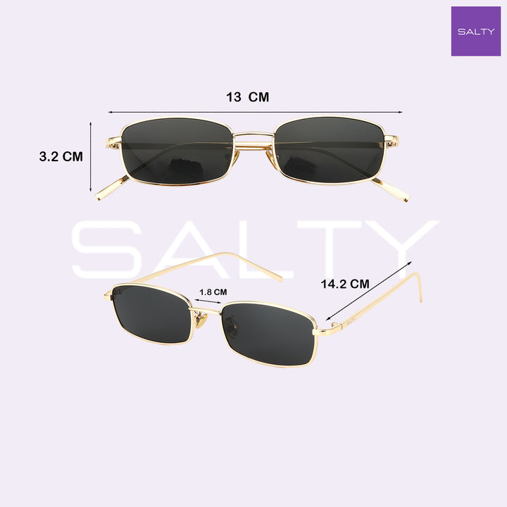 Kabir Singh Inspired Gold & Black Sunglasses