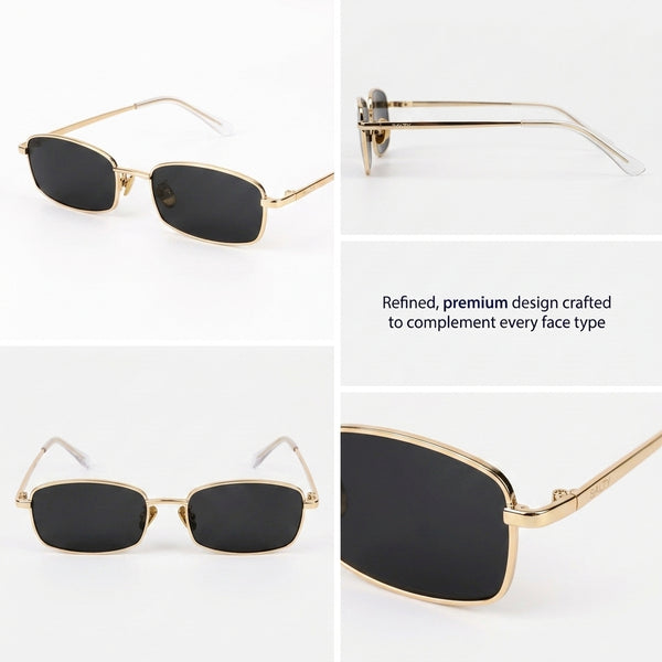 Kabir Singh Inspired Gold & Black Sunglasses - Free Gift