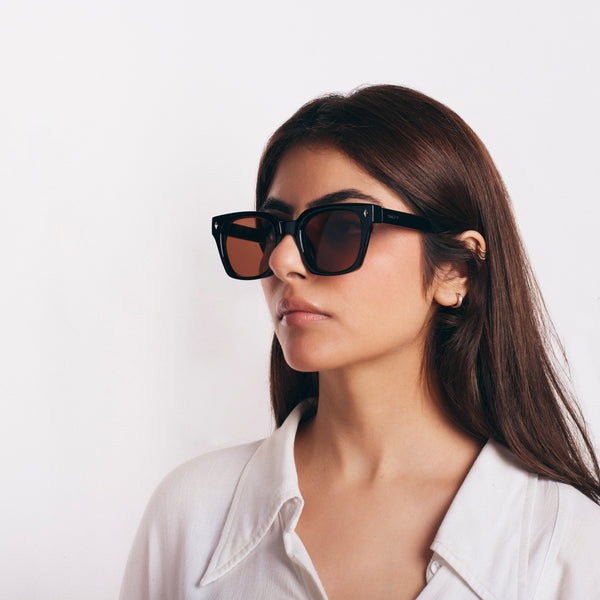 Mocha Curve Luxury Sunglasses