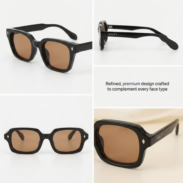 Mocha Curve Luxury Sunglasses