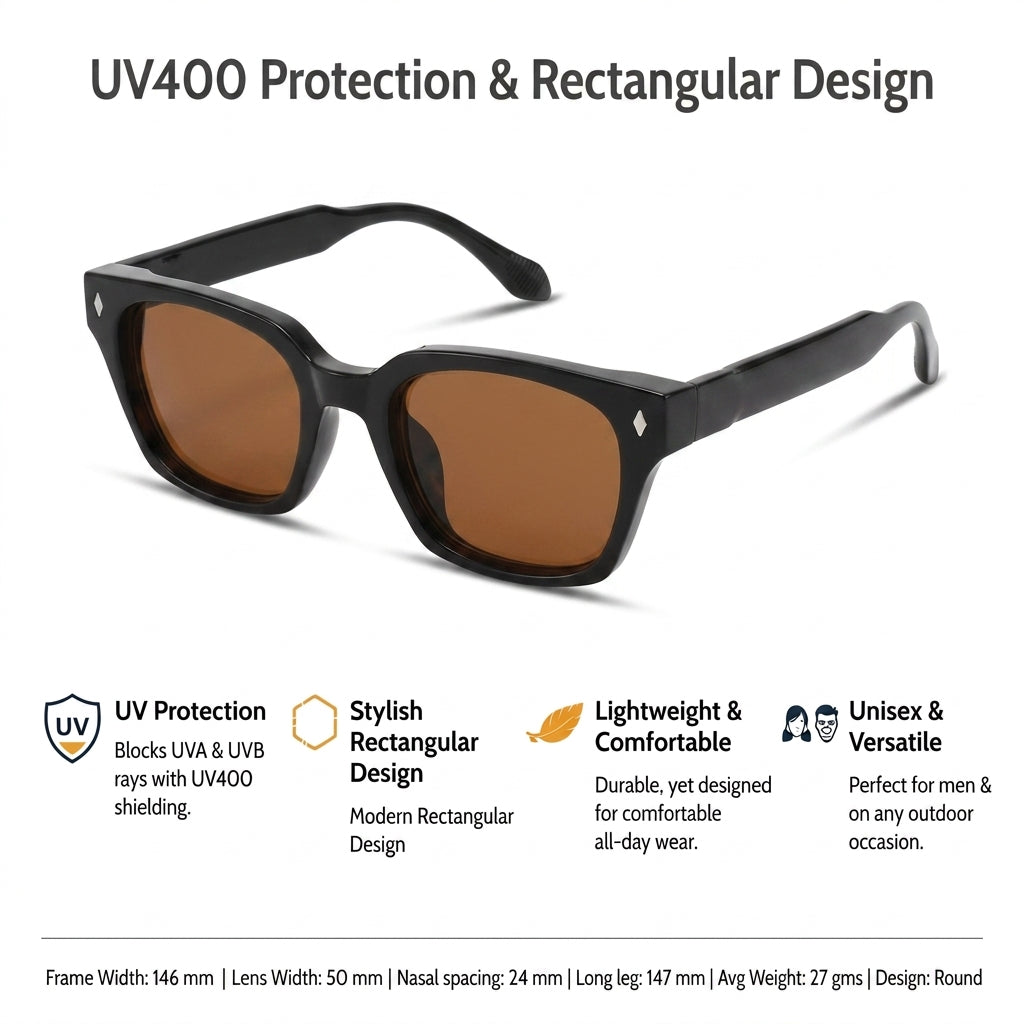 Mocha Curve Luxury Sunglasses