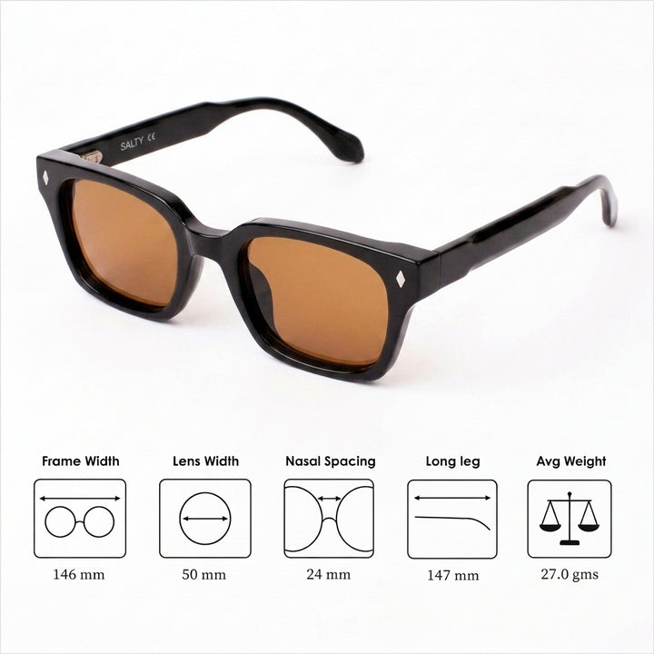 Mocha Curve Luxury Sunglasses
