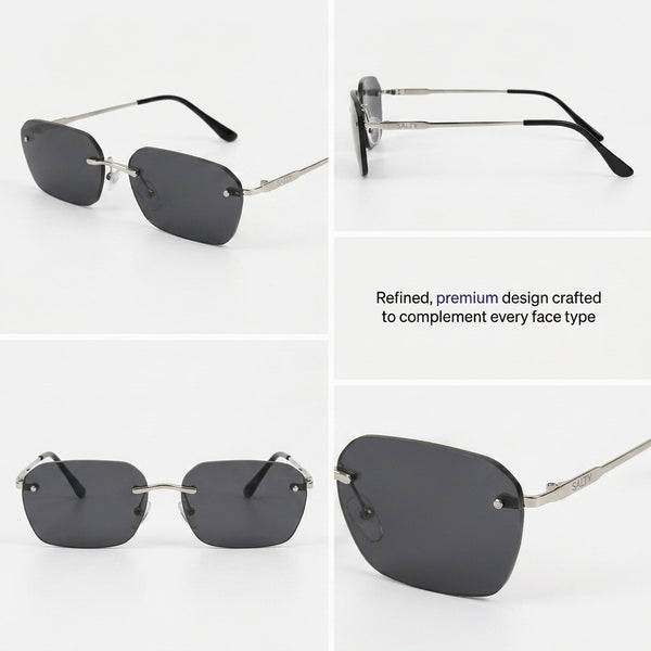 Silver Onyx Drift UV400 Protective Sunglasses
