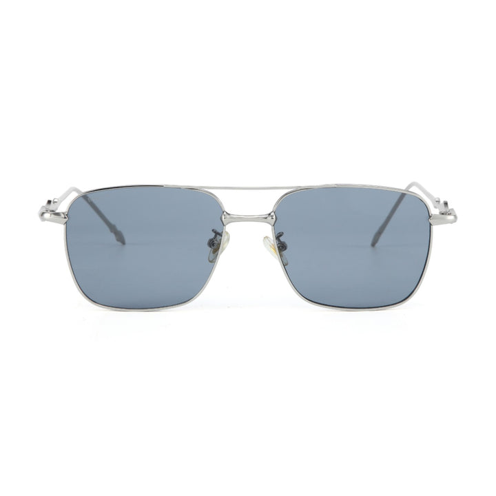 Chrome Vision Rectangle Sunglasses For Men