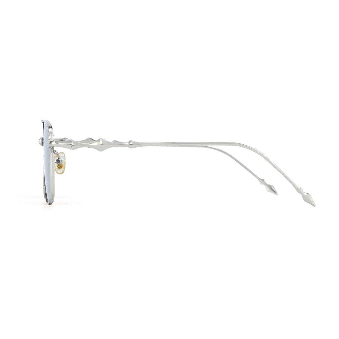 Chrome Vision Rectangle Sunglasses For Men
